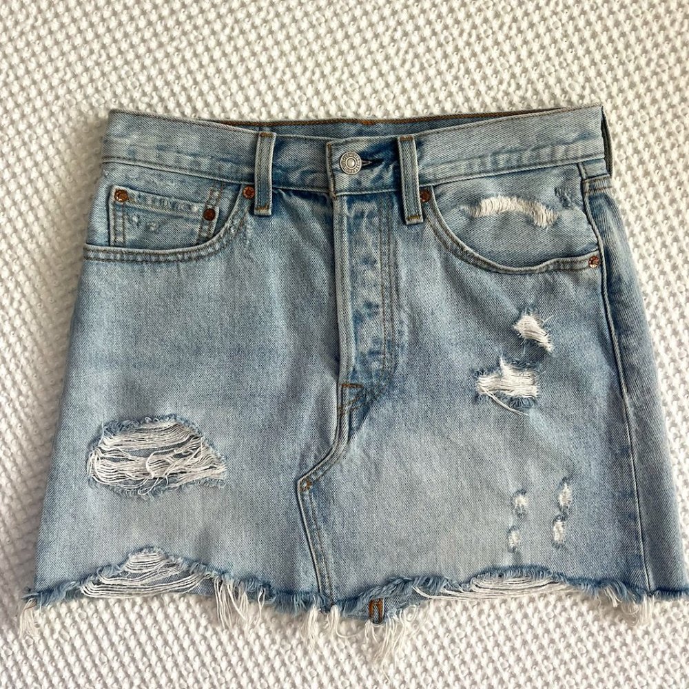 Levi's Deconstructed Mini Skirt